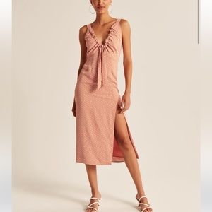 Abercrombie & Fitch Cinch Front slip dress